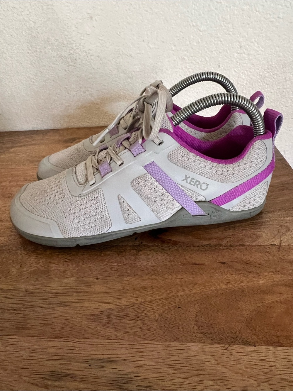 Xero Shoes Prio Neo Performance Barefoot Sneakers Gray Purple Hiking Women's Sz8 - Picture 4 of 11